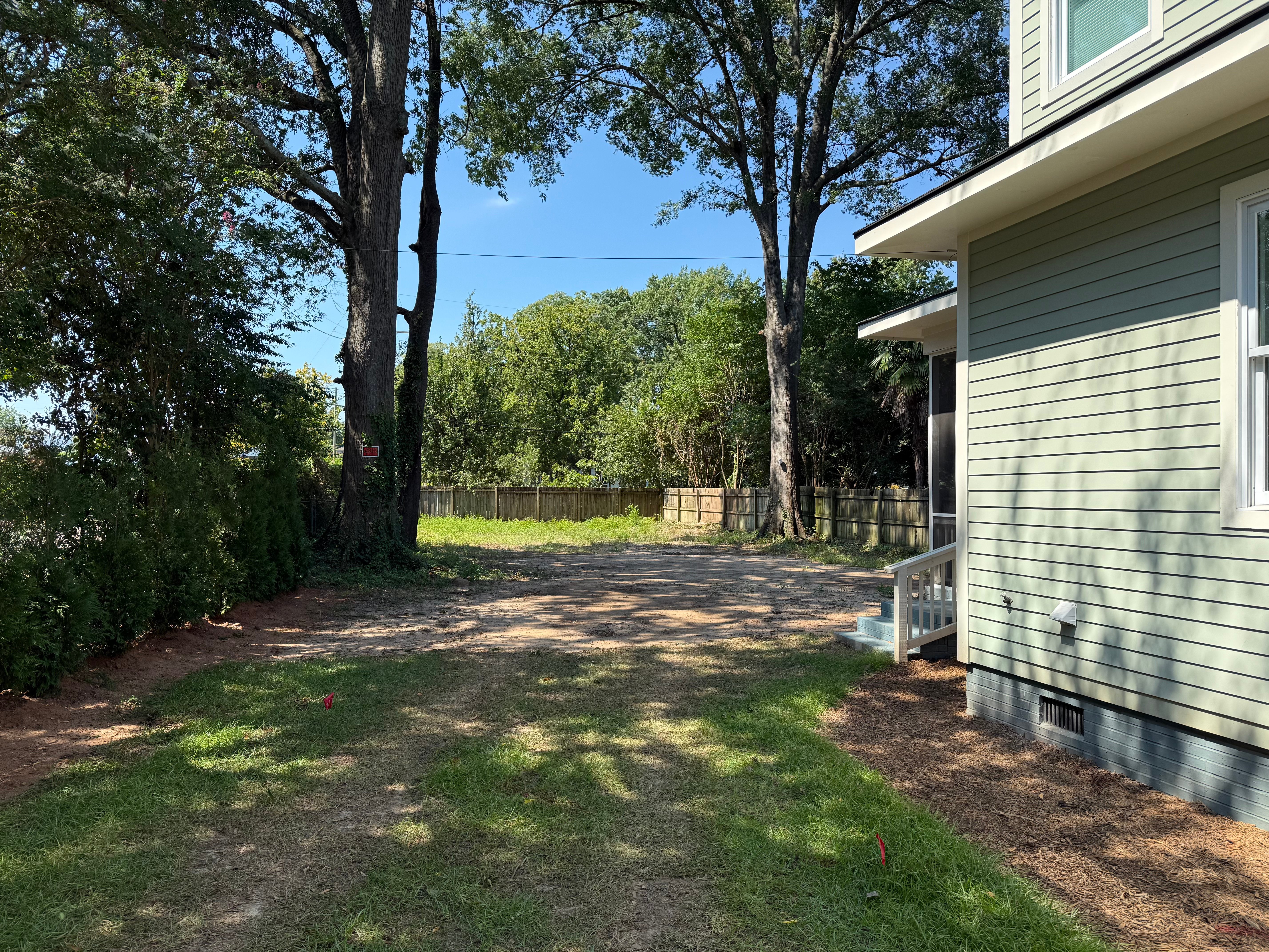 before detached garage image